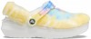 Saboți Crocs Classic Fur Sure Alb - White/Multi, 36 - 38