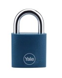 Lacat Yale Compact Albastru Mecanic pentru Dulapuri, Bagaje, Boxe - YE11BL/32/118/1