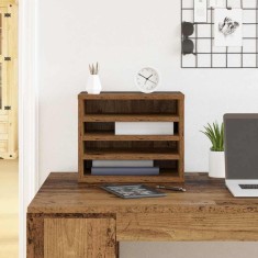 vidaXL Organizator birou lemn vechi 36x26x29.5 cm lemn ingineresc