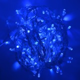 Perdea Luminoasa 120 LED Albastru 4m, Instalatie Craciun Interior/Exterior, Consum Redus
