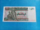 Myanmar 20 Kyats ND ( 1997 ) - Seria CT 2786822