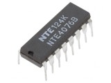 Circuit Digital Flip-Flop D 4 Canale CMOS DIP16