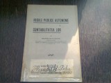 REGIILE PUBLICE AUTONOME SI CONTABILITATEA LOR - GEORGE BUTUCEANU