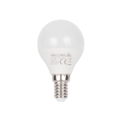 Bec LED sferic G45 E14 6W lumina rece LR 6400K (include taxa timbru verde 0.40 lei) Valcor VLC11029 foto