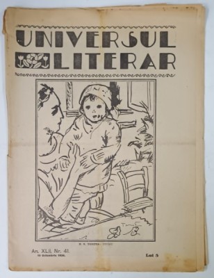 UNIVERSUL LITERAR , No. 41 , 1926 foto
