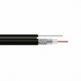 Cablu Coaxial Rg6 Negru Cu Sufa Q5+/ Rola 305Ml