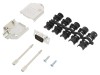 Conector D-Sub 15 Pini Tata, Ecranat, Lipire, Amphenol, UNC 4-40, Aliaj Zinc, Nichelat, Gold Flash