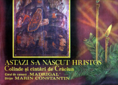 Madrigal : Astazi s-a nascut Hristos - Colinde si cantari de Craciun LP foto