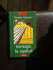 INVITATIE LA ESAFOD,VLADIMIR NABOKOV foto