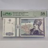 Bancnota 5000 Lei 1993, AUNC, Gradata PMG 58 - Numismatica