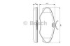 Set placute frana,frana disc NISSAN PRIMASTAR platou / sasiu (2002 - 2006) BOSCH 0 986 424 636