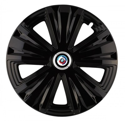 Set 4 capace roti pentru BMW Nou, model Glory Black, R15 foto