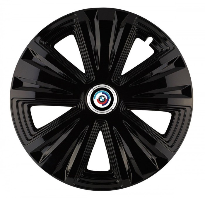 Set 4 capace roti pentru BMW Nou, model Glory Black, R15