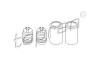 Kit protectie praf amortizor VW GOLF III (1H1) (1991 - 1998) TOPRAN 914 052
