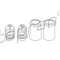 Kit protectie praf amortizor VW GOLF III (1H1) (1991 - 1998) TOPRAN 914 052