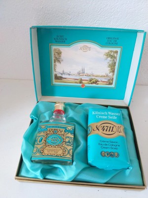 ** Cutie set vintage 4711 Echt Kolnisch Wasser Cologne (25ml) &amp;amp; Soap (100g) foto