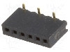 Conector 6 pini, seria {{Serie conector}}, pas pini 1.27mm, CONNFLY - DS1065-02-1*6S8BS1
