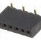 Conector 6 pini, seria {{Serie conector}}, pas pini 1.27mm, CONNFLY - DS1065-02-1*6S8BS1