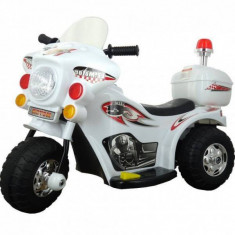 Motocicleta Electrica cu Acumulator pt. Copii Jolly Kids MB999 Alb foto