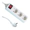 Prelungitor cu 3 prize, 1.5mx1.5mm, cu intrerupator, Makalon, 700751