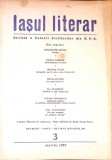 IASUL LITERAR. REVISTA A UNIUNII SCRIITORILOR DIN R.P.R. 3, MARTIE 1957-COLECTIV-338534