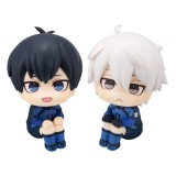 Blue Lock Look Up PVC Statue Yoichi Isagi &amp; Seishiro Nagi Japanese National Player Match Ver. 11 cm (with gift)