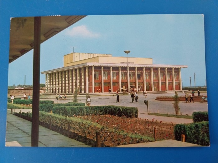 CPIB 23058 CARTE POSTALA - TULCEA, CASA DE CULTURA, CIRCULATA, 1967, STAMPILE, TIMBRU