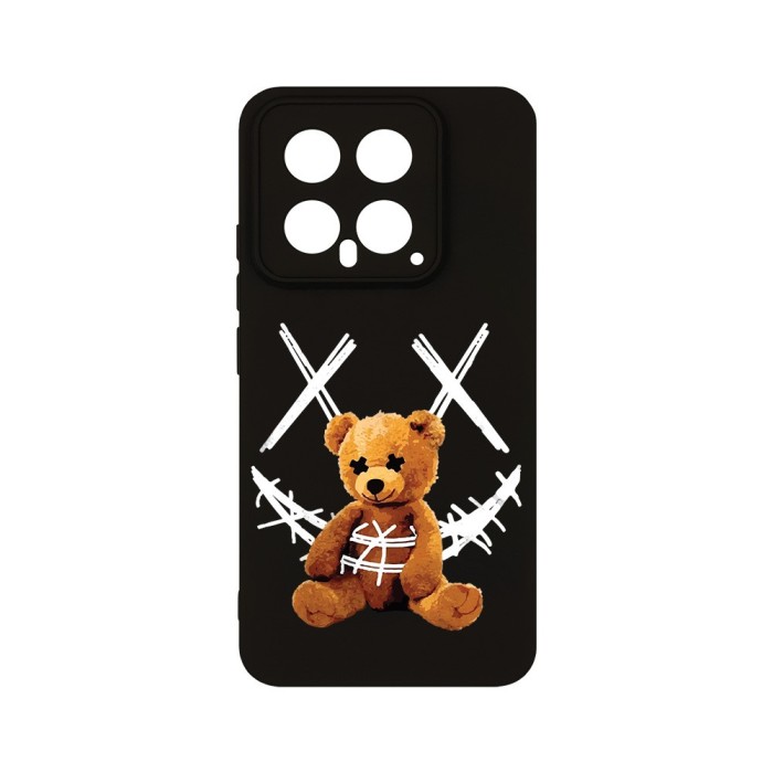 Husa BestCase&reg; Premium Silicon, Compatibila Cu Xiaomi 14, 1.2MM Slim, Teddy