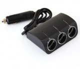 Adaptor Priza Tripla Auto Olesson Splitter bricheta 3x Port Bricheta