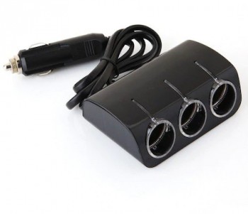 Adaptor Priza Tripla Auto Olesson Splitter bricheta 3x Port Bricheta foto