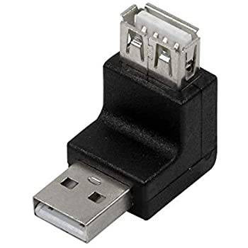 Adaptor USB 2.0 A mufa tata - USB A soclu mama in unghi LOGILINK foto