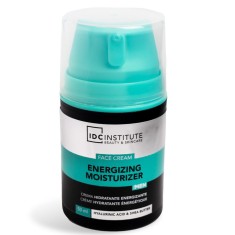 Cremă de față energizantă și hidratantă pentru bărbați cu acid hialuronic și unt de shea IDC Institute 42144, 50 ml