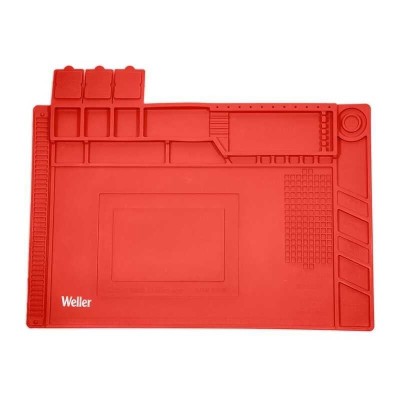 Covoras multifunctional din silicon pentru pistoale de lipit Weller WLACCWSM2-02EU, 455 x 300 mm, 500 C foto