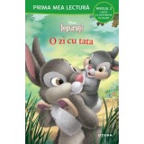 Disney Iepurasi. O zi cu tata (Nivelul 2 Carte cu despartiri in silabe)