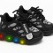 Adidasi negri cu luminite - Super Style (Marime Disponibila: Marimea 29)