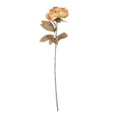 Cumpara ieftin Floare artificiala bej verde 14x14x70 cm