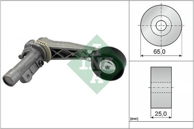 INA 534 0318 10 Intinzator curea, curea distributie foto