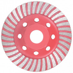 Disc de polizare diamantat tip cupa, cu turbo, 115 mm foto
