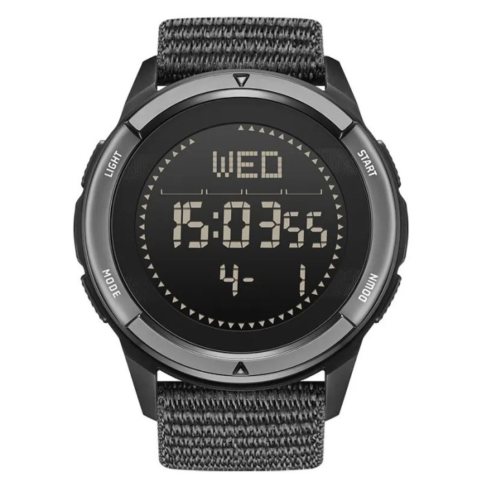 Ceas barbatesc de mana North Edge Militar Digital Carbon Army Sport Pasi Busola Pacer Pedometru