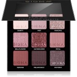 Sigma Beauty Eyeshadow Palette Hazy paletă cu farduri de ochi 9 g