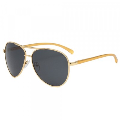 Ochelari De Soare Barbati Techsuit 2150, Polarizati, Protectie UV, Aurii Gri foto