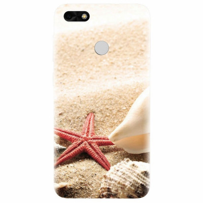 Husa silicon pentru Huawei P9 Lite, Beach Shells And Starfish foto