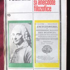 DIALOGURI SI ANECDOTE FILOZOFICE, Voltaire,1985. Clasicii Literaturii Universale