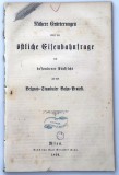 Nahere Erorterungen uber die ostliche Eisenbahnfrage Belgrad Stambuler Bahn Projekt Wien Viena 1856 Carl Gerold Sohn