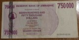 750000 dollars 2008, Zimbabwe