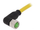 Cablu Conectare M8 3 PIN Unghi 3m PVC