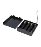 Suport 4x AA R6 cu cabluri 150mm COMF SBH-341-1AS, Confortable Electronic Co Ltd