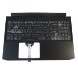 Carcasa superioara cu tastatura palmrest Laptop, Acer, Nitro 5 AN515-45, AN515-57, 6B.QBCN2.001, iluminata RGB, layout US