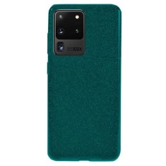 Husa Samsung Galaxy S20 Ultra Sclipici Dark Green Silicon