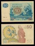 SUEDIA █ bancnota █ 50 Kronor █ 1981 █ P-53c █ UNC necirculata